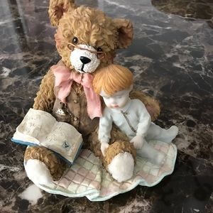 Teddy and Boy Figurine